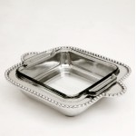 50767 - BEADED PYREX HOLDER W/GLASS